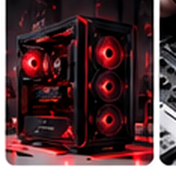 Illustration de démonstration d'un PC sur mesure