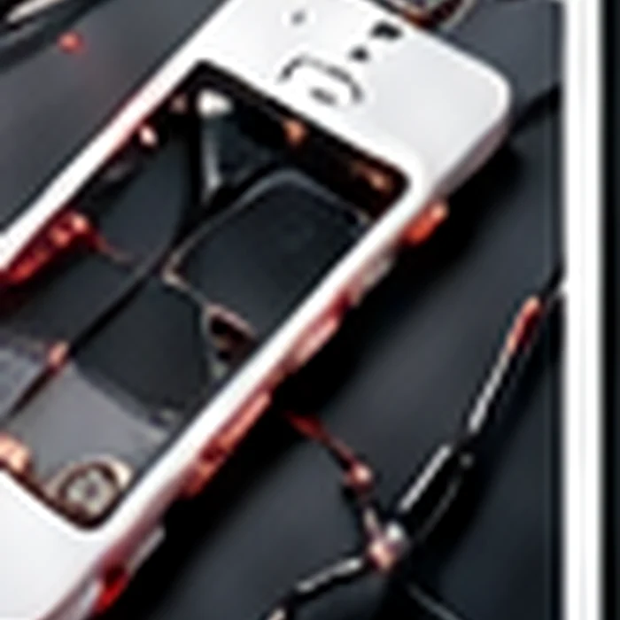 Illustration de démonstration d'une réparation smartphone